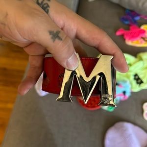 MCM belt it’s in decent condition , got one hole in it
